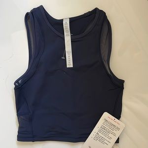 Lululemon Keep It Cropped Tank Navy